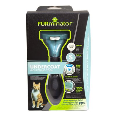 FURminator für kurzhaarige kleine Katzen, deShedding Pflege Werkzeug