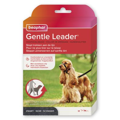 Beaphar Gentle Leader, Hundehalfter - schwarz, M