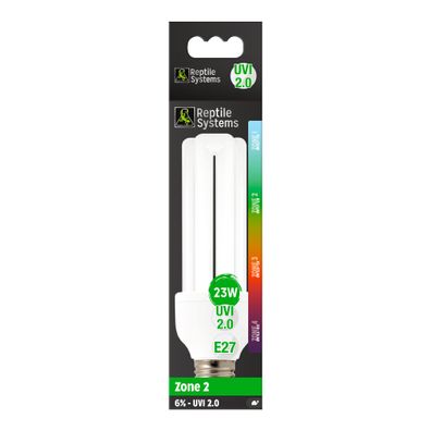 Reptile Systems - Reptile Lamp Pro, E27 Kompaktlampe - 6% UVB, 23W