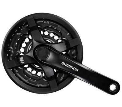 Shimano Kurbelgarnitur FC-TY501 Vierkant 6/7/8-fach170 mm42-34-24 Z. Schwarznicht