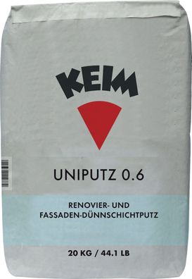 KEIM Uniputz 0.6 - 20 kg naturweiß