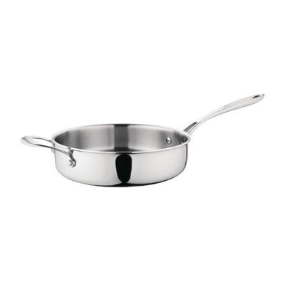 Vogue Tri Wall Sauteuse 24Cm, Edelstahl