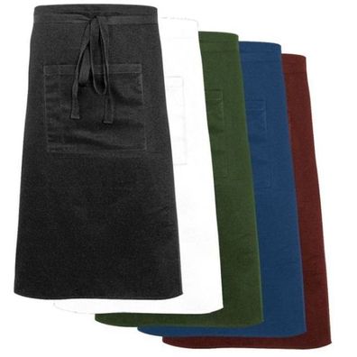 Stalgast Nino Cucino Bistroschürze Mit Tasche, Bordeaux, Länge 70 Cm