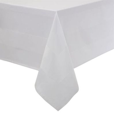 Mitre Luxury Satin Band Tischdecke Weiß 137 X 228Cm