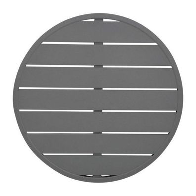 Bolero Dunkelgraue Runde Aluminium Tischplatte 580mm