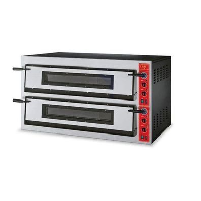 Ggf Pizzaofen Mit Zwei Kammern, Aus Pulverbeschichtetem Stahl, 18 Kw, 1370 X 850