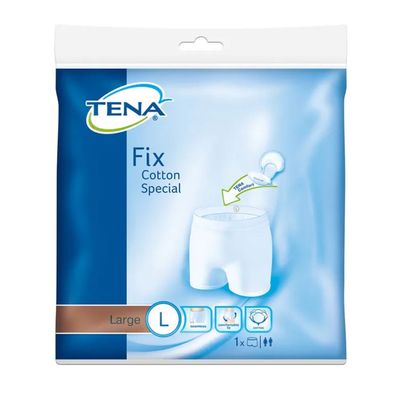 28x TENA Fix Cotton Spezial Fixierhose Gr. L | Packung (1 Stück)