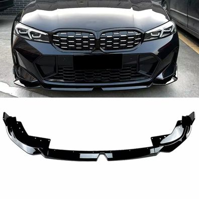 Frontlippe Splitter schwarz Hochglanz für BMW 3er G20 G21 LCI M Paket