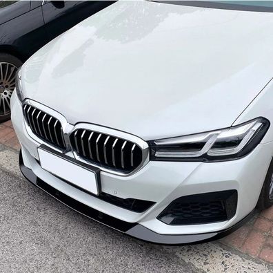 Frontlippe Splitter schwarz Hochglanz für BMW 5er G30 G31 LCI M Paket