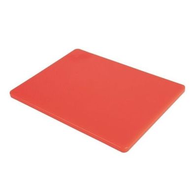 Hygiplas Ldpe Schneidebrett Rot 30,5X22,9X1,2Cm