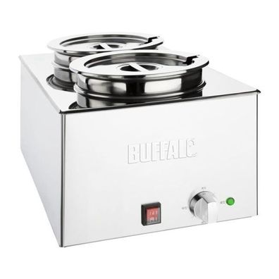 Buffalo Bain-Marie Mit 2X 5.2L Schalen