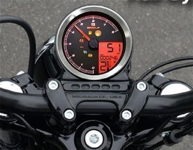 NEU KOSO HD-01 Sportster 883 Drehzahlmesser / Tachometer BJ.: 2014+ Chrome BA051220