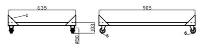 Unterbau Für Saladette 3 Türen