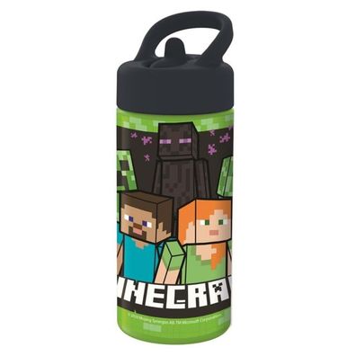 Euromic - Minecraft Sipper Wasserflasche, 410ml (088808718-40401)