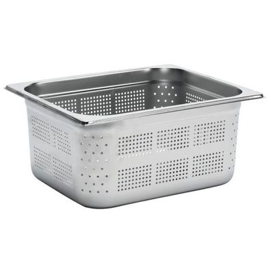 Gastro M Edelstahl Gn-Behälter 150mm Gn12 Gelocht