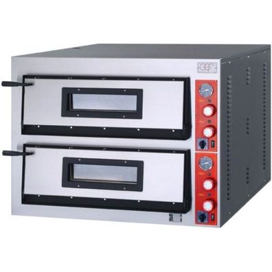 Ggf Pizzaofen Mit Zwei Kammern, Vollschamott, 12 Kw, 1010 X 850 X 750Mm