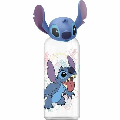 Flasche mit 3D-Figur Stitch und Palmen 560 ml