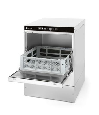 Hendi Gläserspüler K40 mit Spülmittelpumpe und 2800W aus Edelstahl