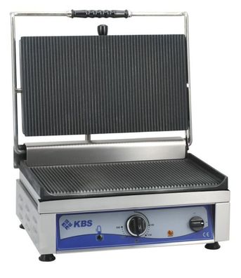 Kontaktgrill Grillfläche 36X27 Cm Oben & Unten Gerillt 1 Heizzone