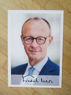 CDU Vorsitzender Politiker MdB Friedrich Merz - gedrucktes Autogramm!!