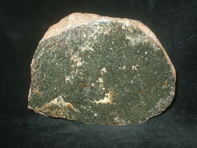 Pyrit in Quarz/ Achat (Mexiko) Anschliff -Mineralien-Heilsteine-Edelsteine
