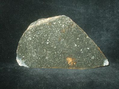 Pyrit in Quarz/ Achat (Mexiko) Anschliff -Mineralien-Heilsteine-Edelsteine