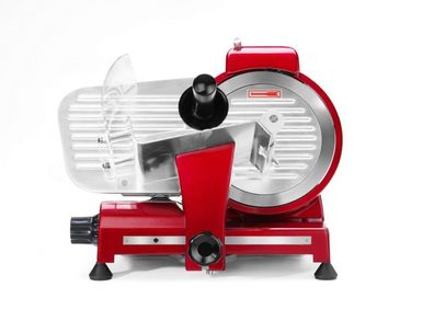 Hendi Aufschnittmaschine Profi Line 220 als rote Sonderedition mit 230V