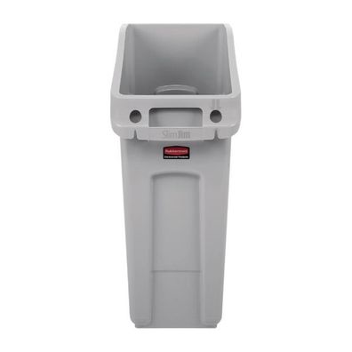 Rubbermaid Slim Jim Abfalleimer Grau 49L