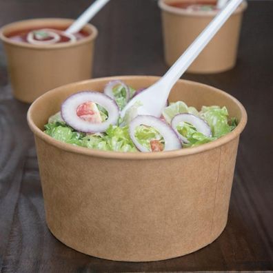 Fiesta Compostable Kompostierbare Salatschalen 1L (300 Stück)