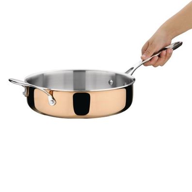 Vogue Tri-Wall Kupfer Sauteuse Induktion 24Cm