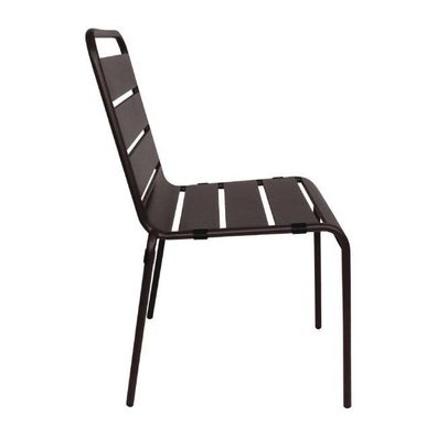 Bolero Bistrostühle Stahl Schwarz (4 Stück)