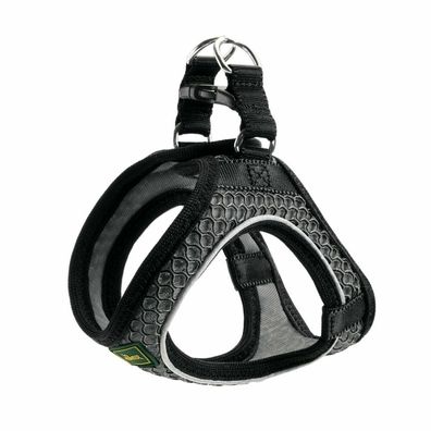 Hundegeschirr Hunter Schwarz 37-42 cm Anthrazit XS/S