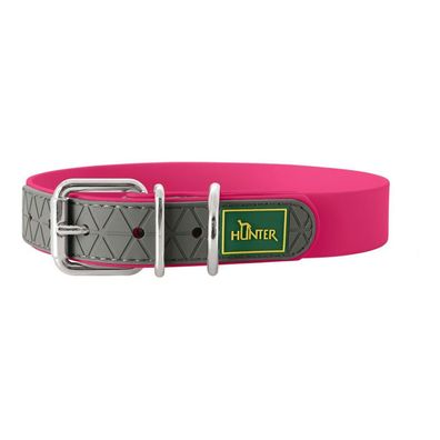 Hundehalsband Hunter Convenience Rosa M (38-46 cm)