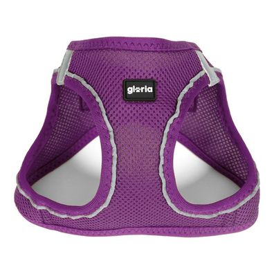 Hundegeschirr Gloria Air Mesh Trek Star Einstellbar Lila L (33,4-35 cm)