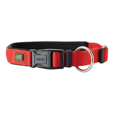 Hundehalsband Hunter Neopren Vario Rot (35-40 cm)