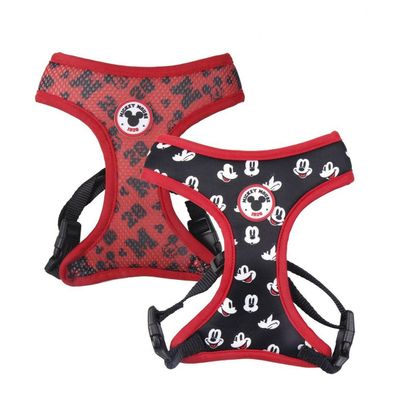 Hundegeschirr Mickey Mouse S/M Schwarz