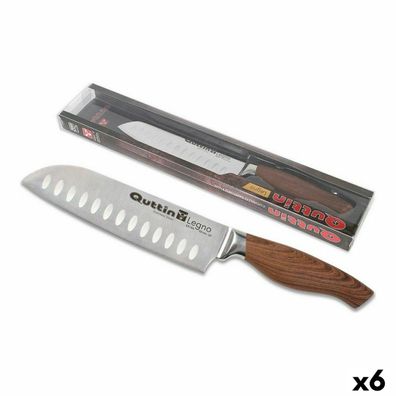 Küchenmesser Quttin Santoku Legno 17 cm (6 Stück)