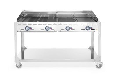 Hendi Green Fire, 22000 W, Grill, Propan/Butan, 1028 G/H, Ce, Grillwagen