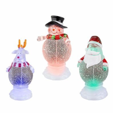 Deko-Figur Lumineo 488719 LED Leicht Weihnachten 13 x 10 x 21 cm