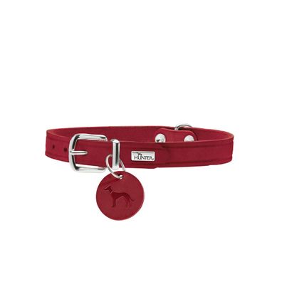 Hundehalsband Hunter Aalborg Rot XS 24-29 cm