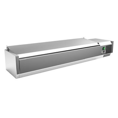 Gastro-Inox Edelstahl Aufsatzkühlung 7X Gn1/4 Mit Deckel