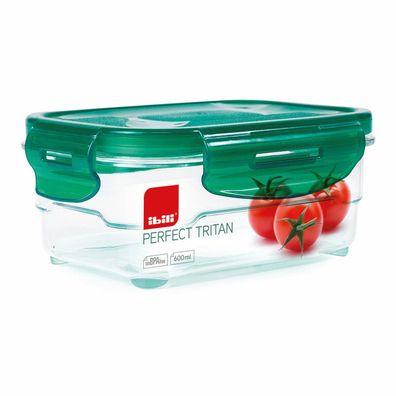 Lunchbox hermetisch Ibili 790406 Kunststoff 600 ml 16 x 12 x 6,5 cm grün