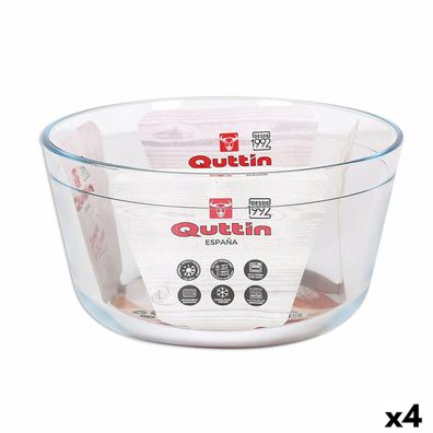 Ofenpfanne Quttin 104639 Glas 2,9 L (4 Stück) (21,5 cm)