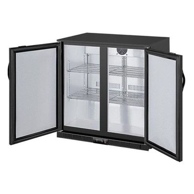 Barkühlschrank Polar Serie G, 2 Verdeckte Klapptüren, 208L