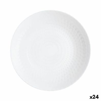 Suppenteller Luminarc Pampille Weiß Glas (20 cm) (24 Stück)