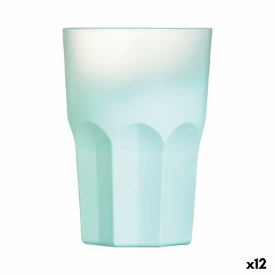 Trinkglas Luminarc Summer Pop türkis Glas 12 Stück 400 ml