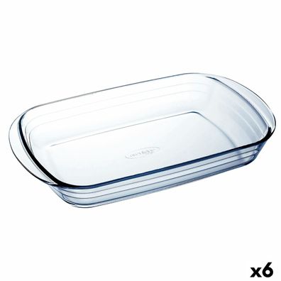 Ofenschüssel Ô Cuisine Ocuisine Vidrio Durchsichtig Glas rechteckig 35 x 22 x 6 cm (6