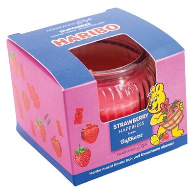 Duftkerze Haribo Strawberry Happiness ca. 85g