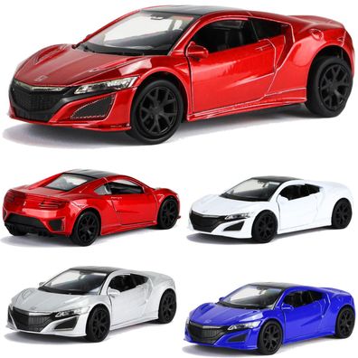 Modellauto Honda NSX 2015 Hybrid Sportwagen Elektro Rennwagen Welly 12cm 1:38