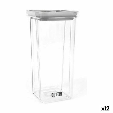 Topf Quttin Luftdicht PET 1,5 L (12 Stück)